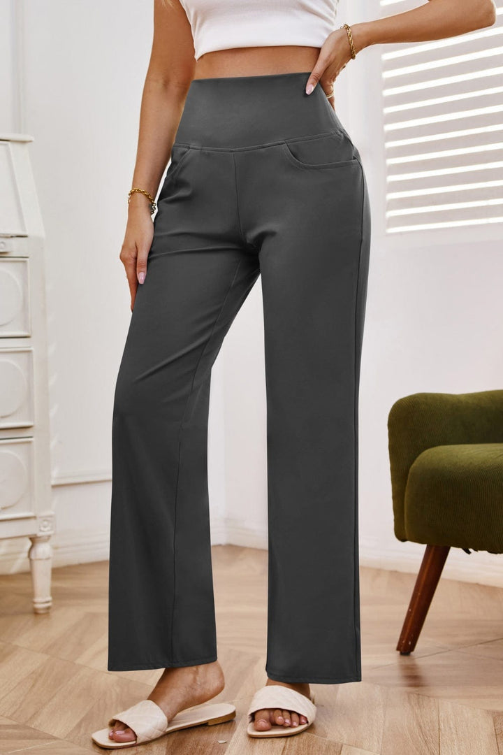 The802Gypsy bottom/pants High Waist Wide Leg Pants with Pockets