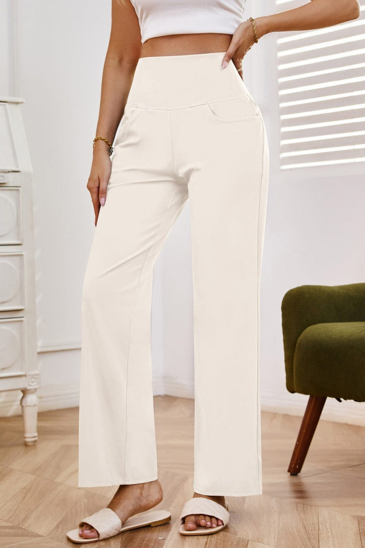 The802Gypsy bottom/pants High Waist Wide Leg Pants with Pockets