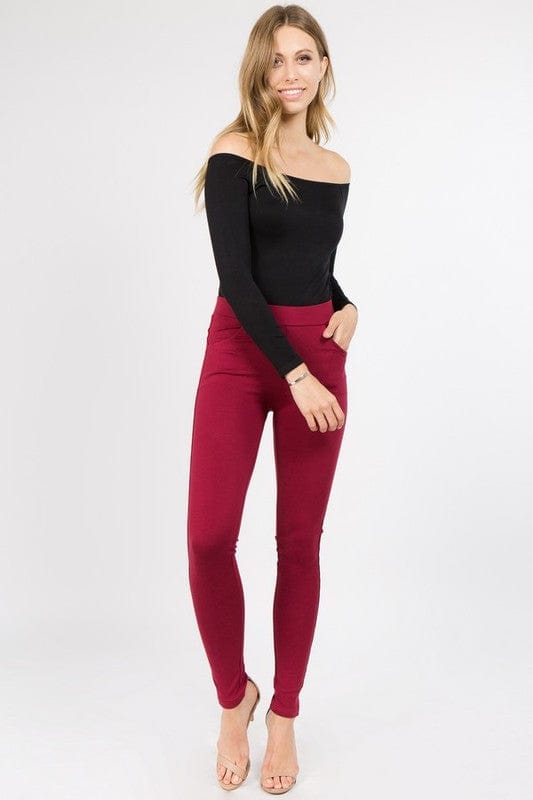 The802Gypsy bottom/pants Wine Red / S ❤️GYPSY FOX-Yelete-Monte Skinny Pants