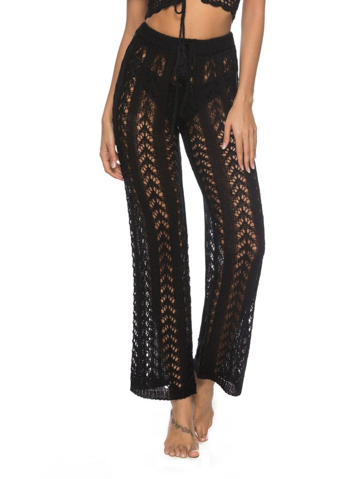 The802Gypsy Bottoms Black / S GYPSY-Vacation Girl Drawstring High Waist Beach Pants