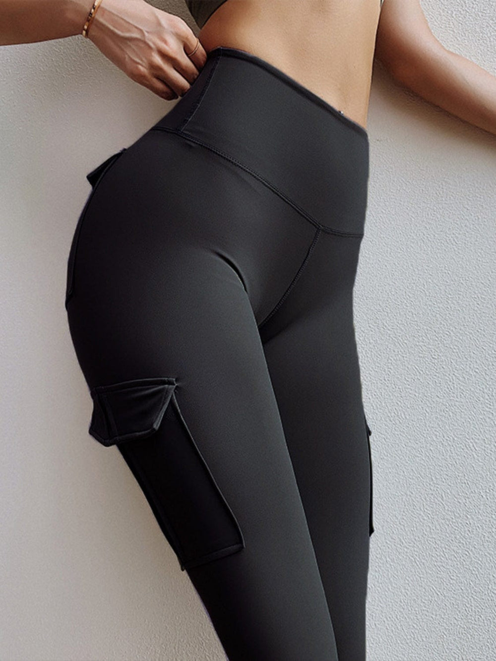 The802Gypsy Bottoms GYPSY-High Waist Active Pants with Pockets