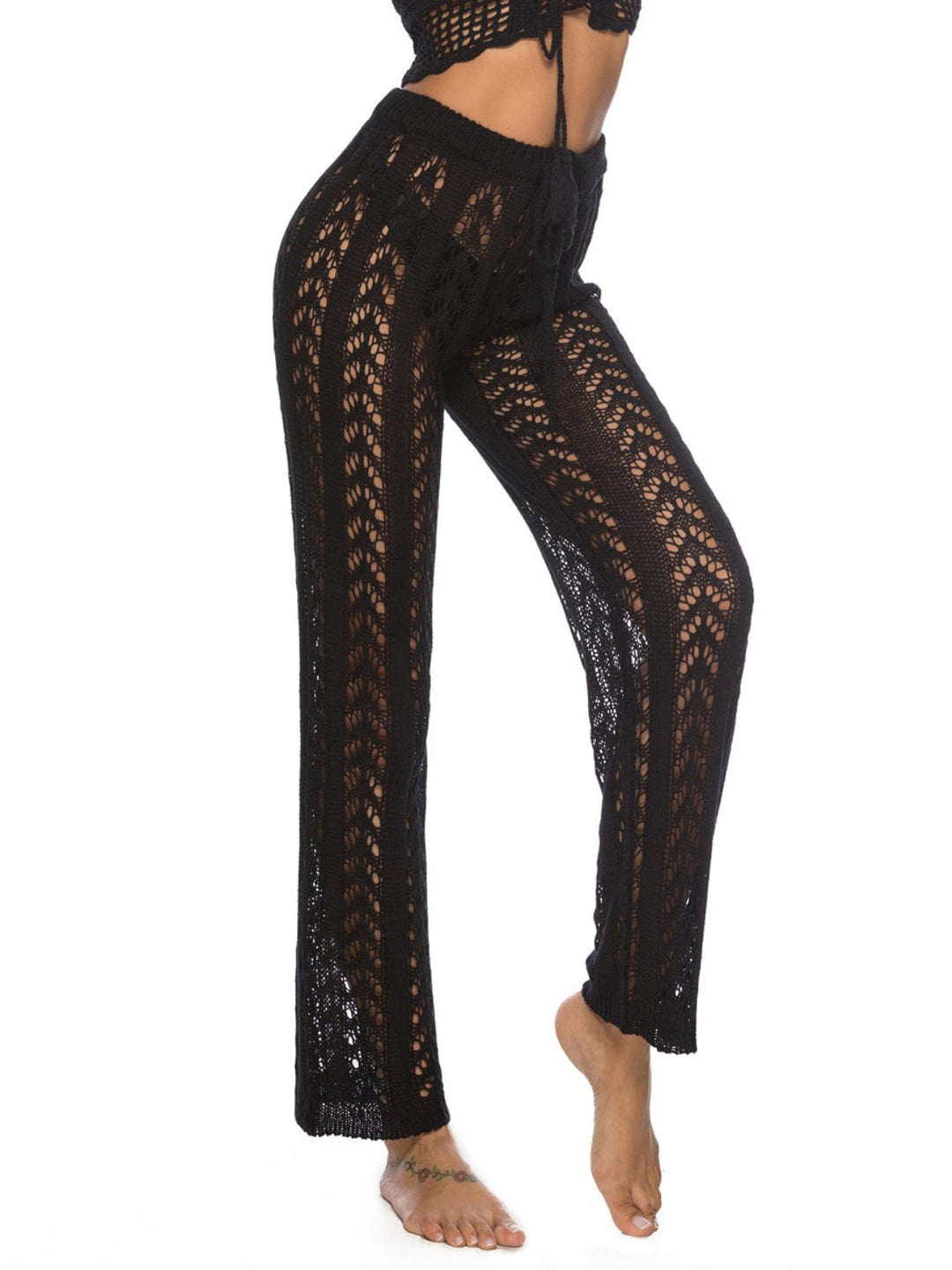 The802Gypsy Bottoms GYPSY-Vacation Girl Drawstring High Waist Beach Pants