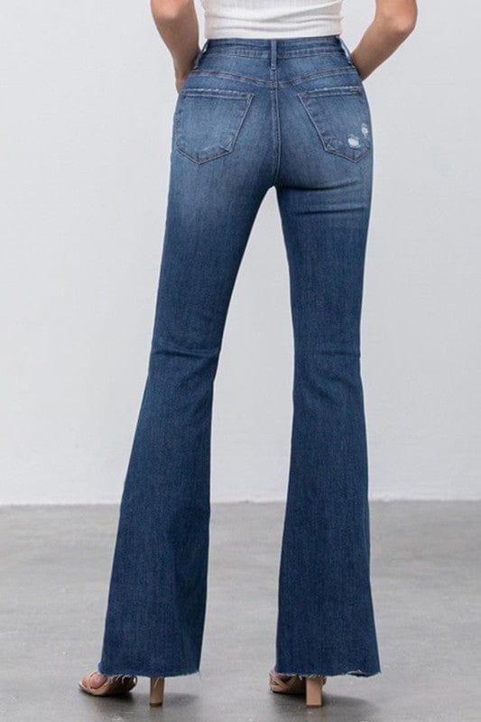 The802Gypsy Bottoms/Jeans ❤️GYPSY FOX-Insane Gene-MID RISE DARK WASH FLARE JEANS