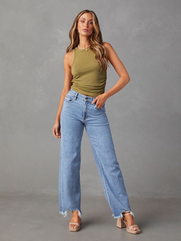 The802Gypsy Bottoms/Jeans GYPSY GIRL-Fray Hem Jeans