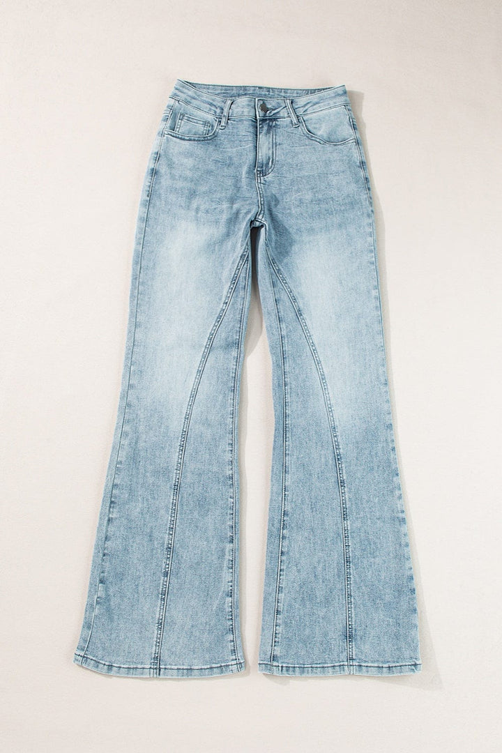 The802Gypsy Bottoms/Jeans GYPSY-High Waist Bootcut Jeans with Pockets