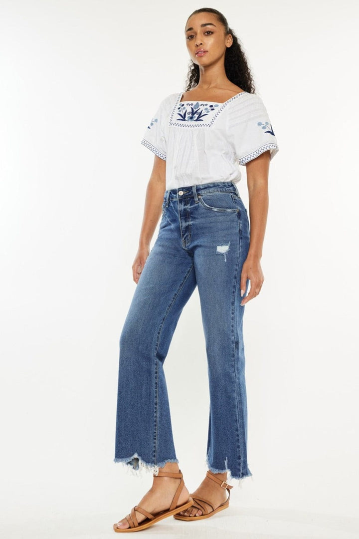 The802Gypsy Bottoms/Jeans ❤️GYPSY-Kancan-High Rise Slim Wide Leg Jeans