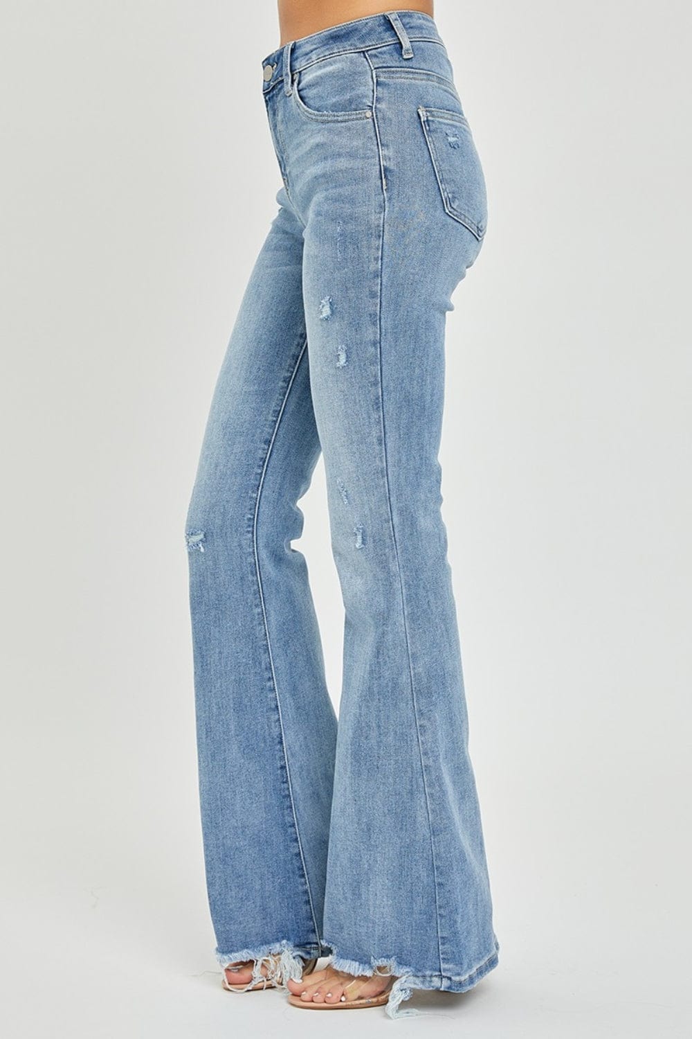 the802gypsy Bottoms/Jeans ❤️GYPSY-Risen- High Rise Frayed Hem Flare Jeans