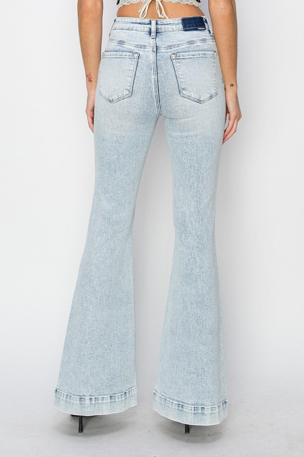 The802Gypsy Bottoms/Jeans ❤️GYPSYRisen-High Rise Front Patch Pocket Flare Jeans