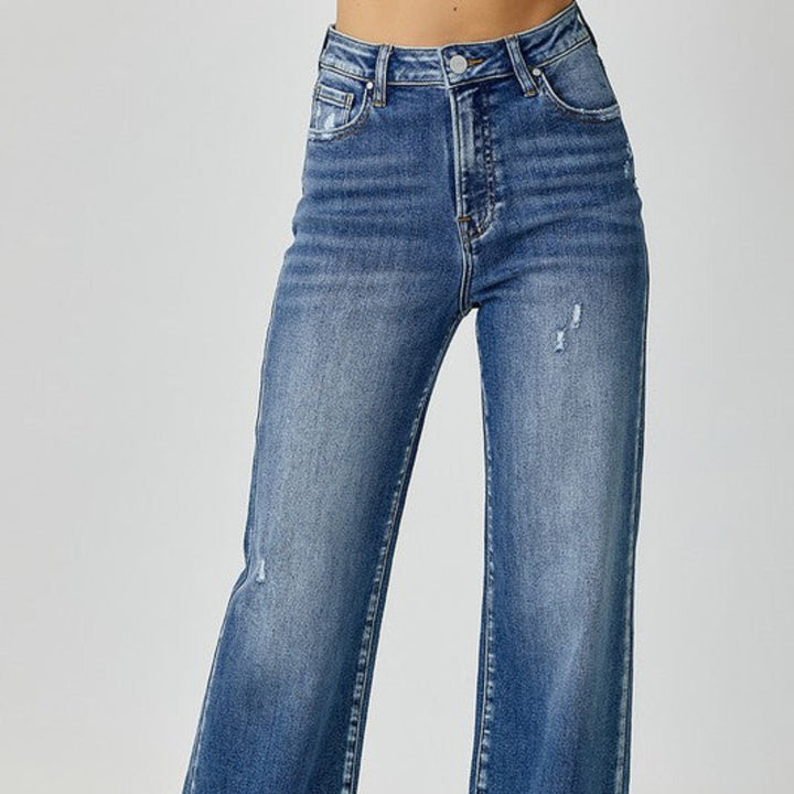 The802Gypsy Bottoms/Jeans Medium Denim / 0(24) ❤️GYPSY-RISEN-High Waist Jeans with Pockets