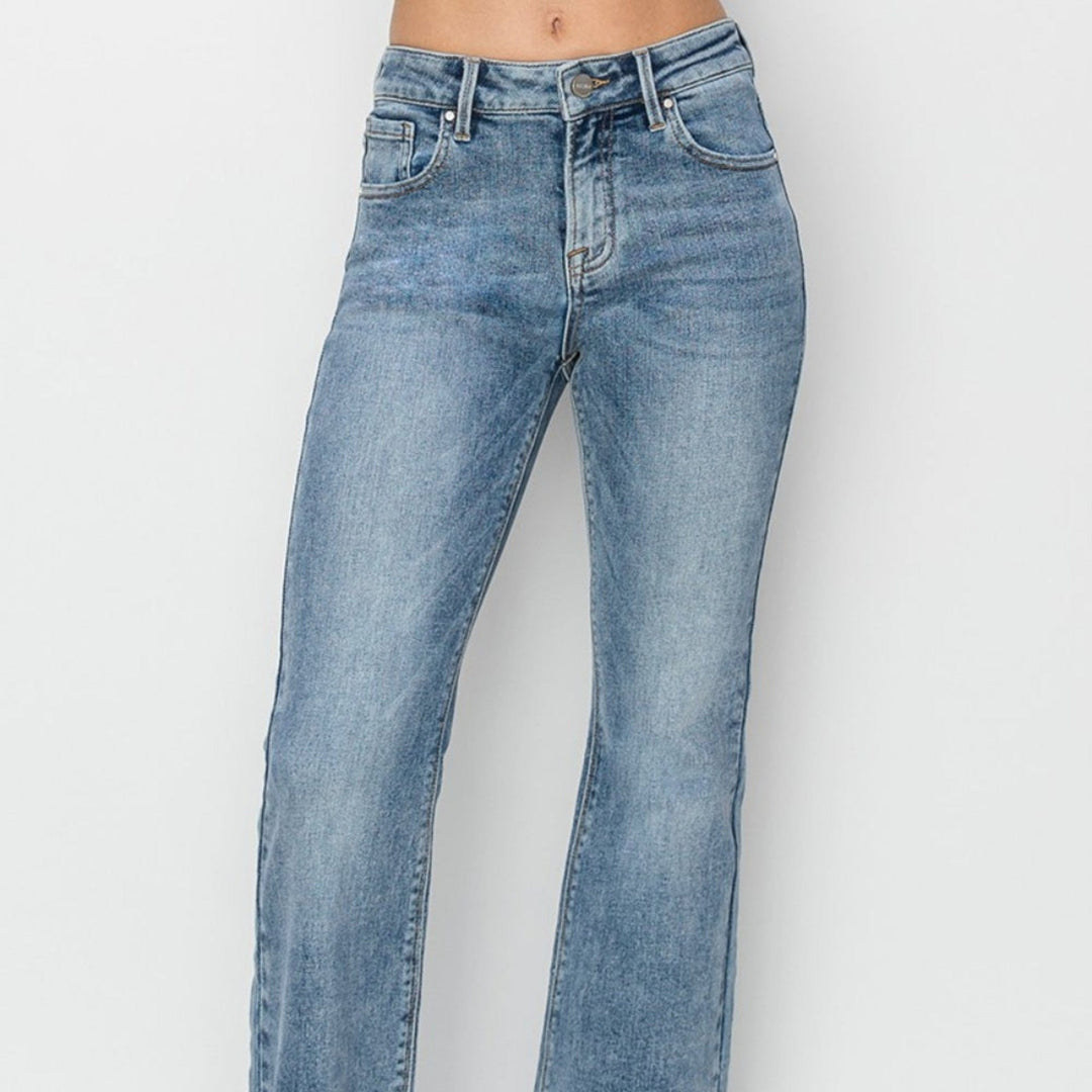 The802Gypsy Bottoms/Jeans Medium Denim / 0(24) ❤️GYPSY-RISEN- Mid Rise Bootcut Jeans