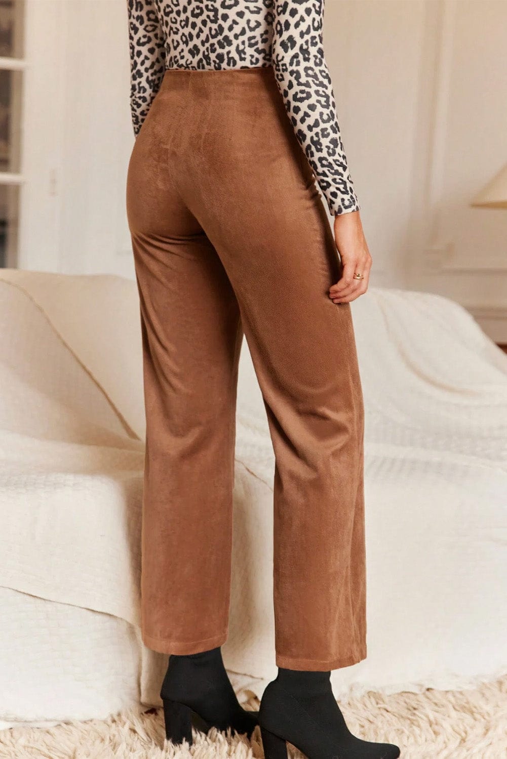 The802Gypsy  Bottoms/Pants & Culotte TRAVELING GYPSY-Double Breasted Straight Leg Pants