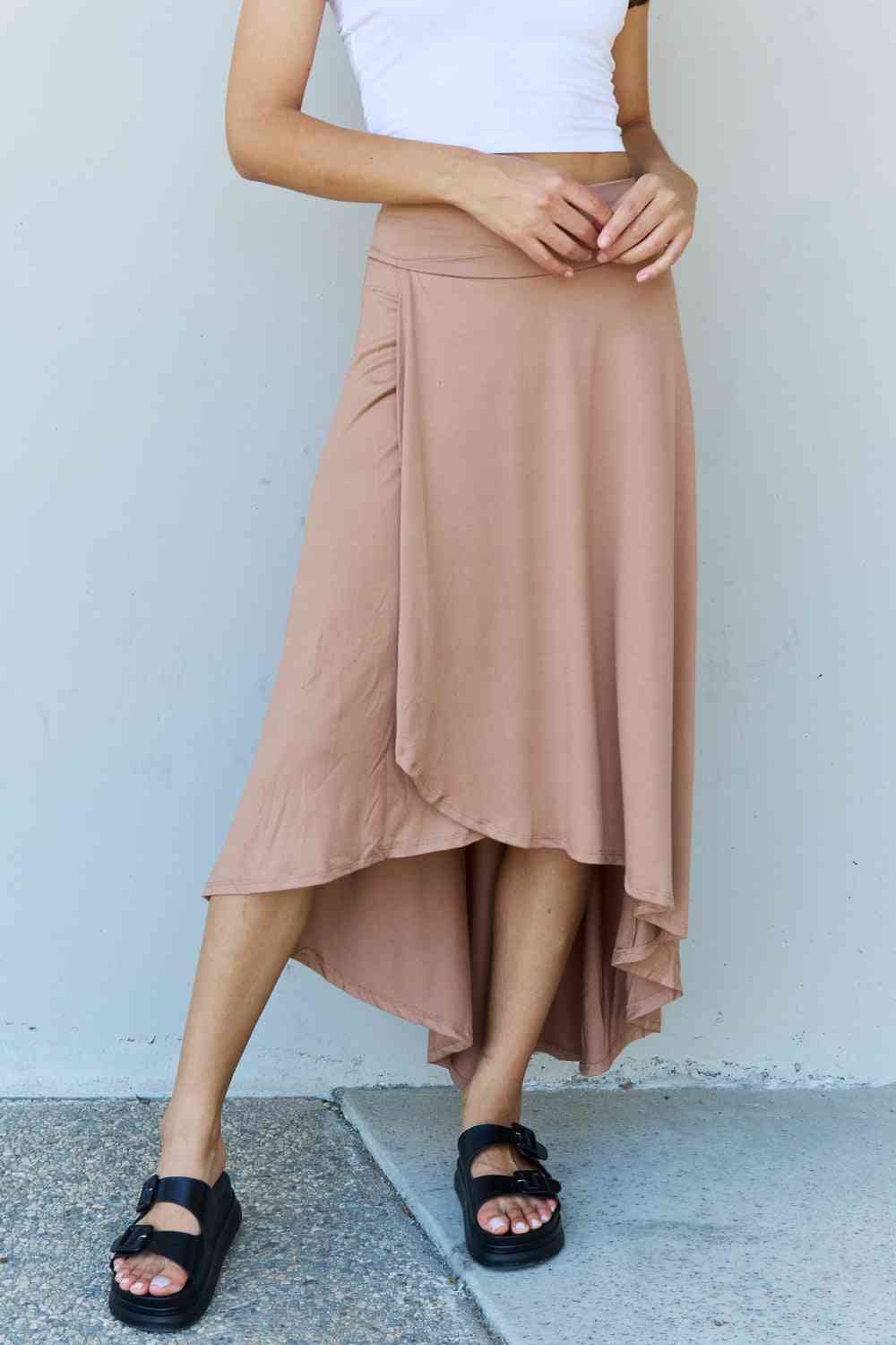 The802Gypsy Bottoms/skirts Camel / S ❤GYPSY-Ninexis-First Choice Flare Maxi Skirt