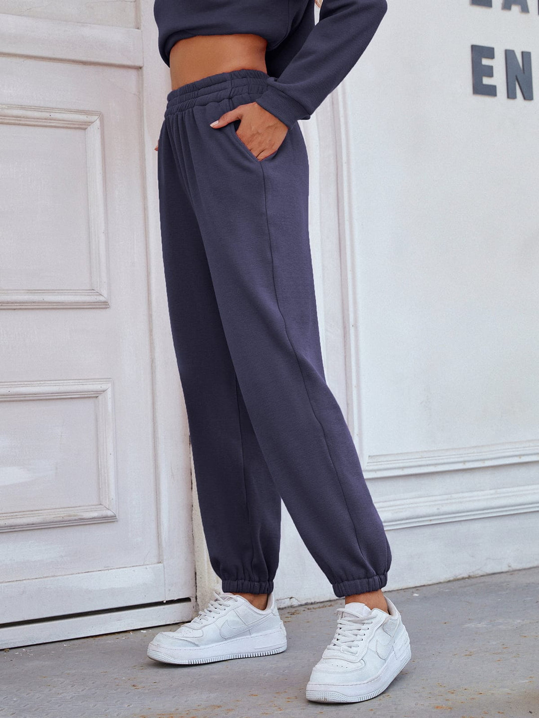 The802Gypsy bottoms/sweatpants GYPSY-Elastic Waist Joggers with Pockets