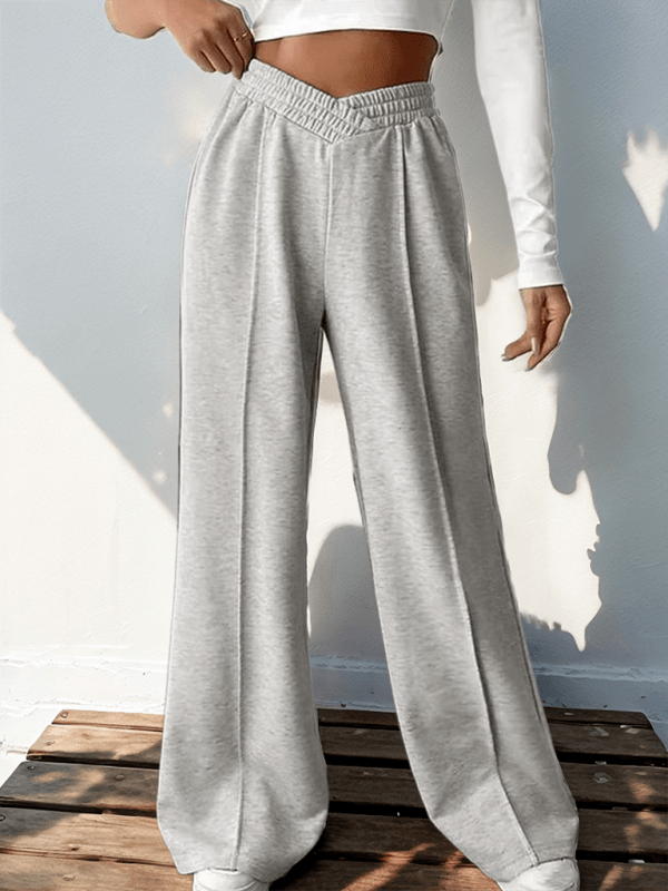 The802Gypsy bottoms/sweatpants GYPSY GIRL- Elastic V High Waist Wide Leg Sweatpants