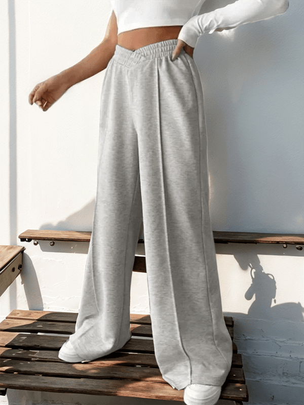 The802Gypsy bottoms/sweatpants GYPSY GIRL- Elastic V High Waist Wide Leg Sweatpants