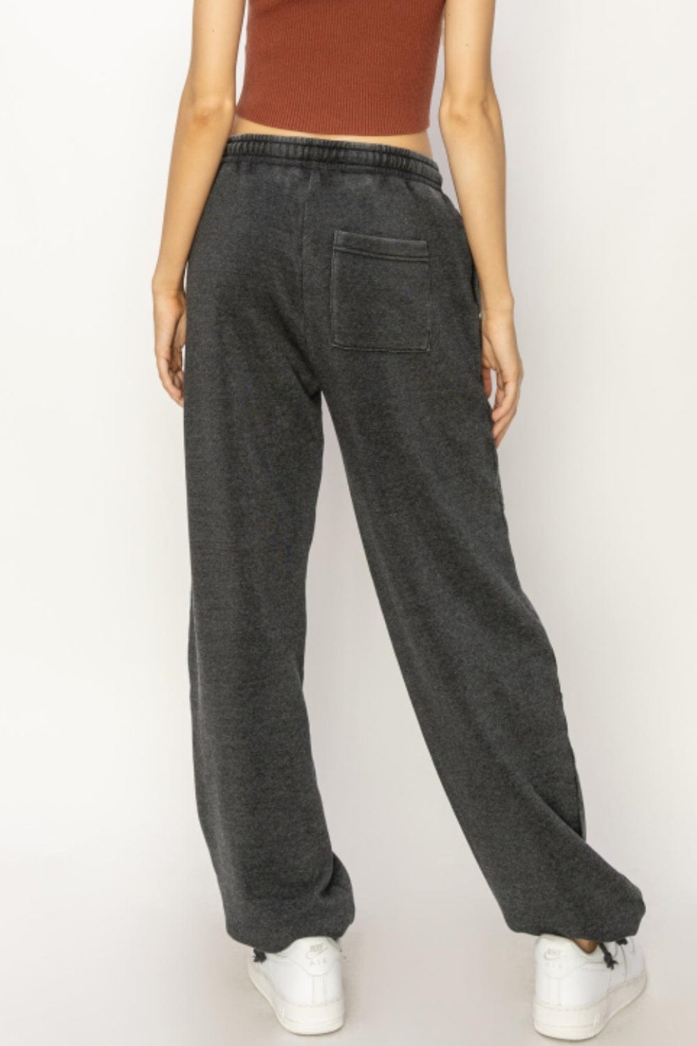 The802Gypsy bottoms/sweatpants ♥GYPSY-HYFVE-Stitched Design Drawstring Sweatpants