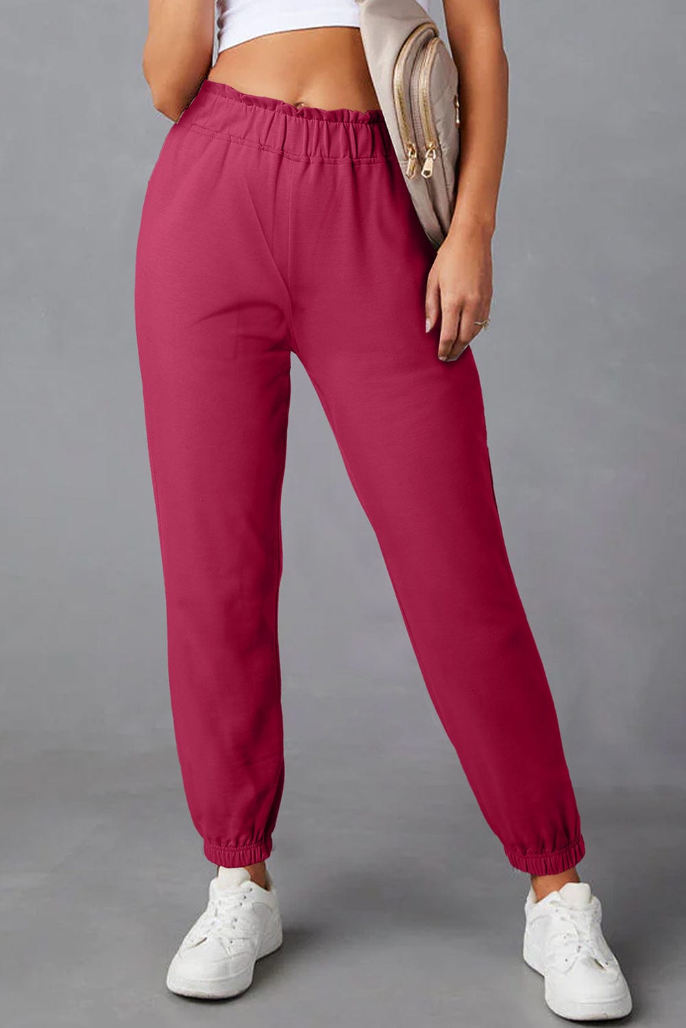 The802Gypsy bottoms/sweatpants Hot Pink / S GYPSY-Elastic Waist Joggers