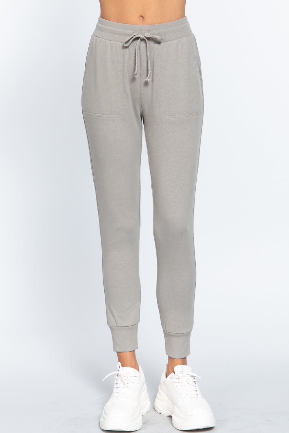 The802Gypsy  bottoms/sweatpants Oyster Sage / L ♥GYPSY LOVE-Waist Band Sweatpants With Pockets