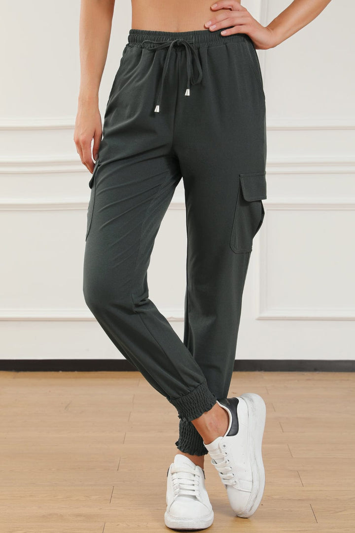 The802Gypsy  bottoms/sweatpants TRAVELING GYPSY-Slim Fit Drawstring High Waist Joggers