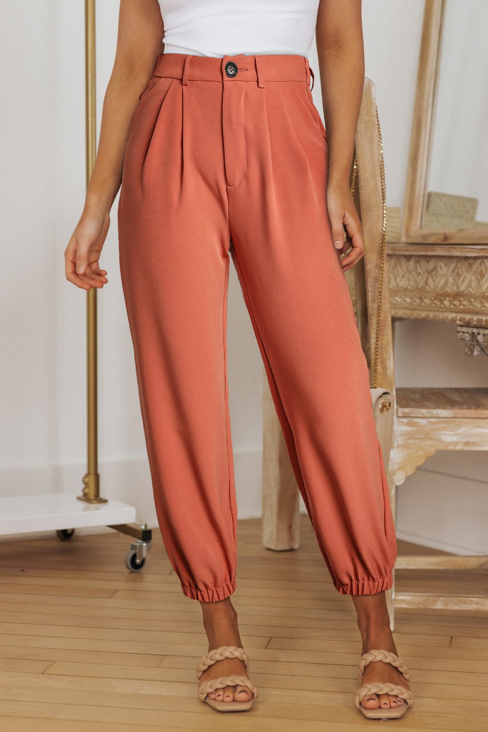The802Gypsy  Bottoms TRAVELING GYPSY-Ankle-length High Waist Pants