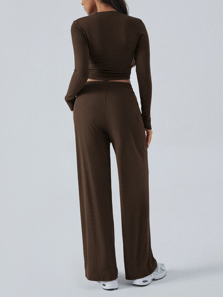 The802Gypsy clothes/outfit sets GYPSY-Devine-Round Neck Long Sleeve Top and Pants Set