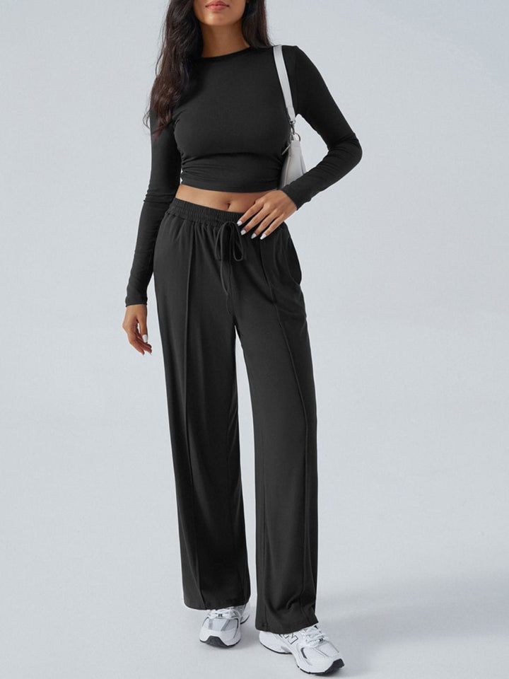 The802Gypsy clothes/outfit sets GYPSY-Devine-Round Neck Long Sleeve Top and Pants Set