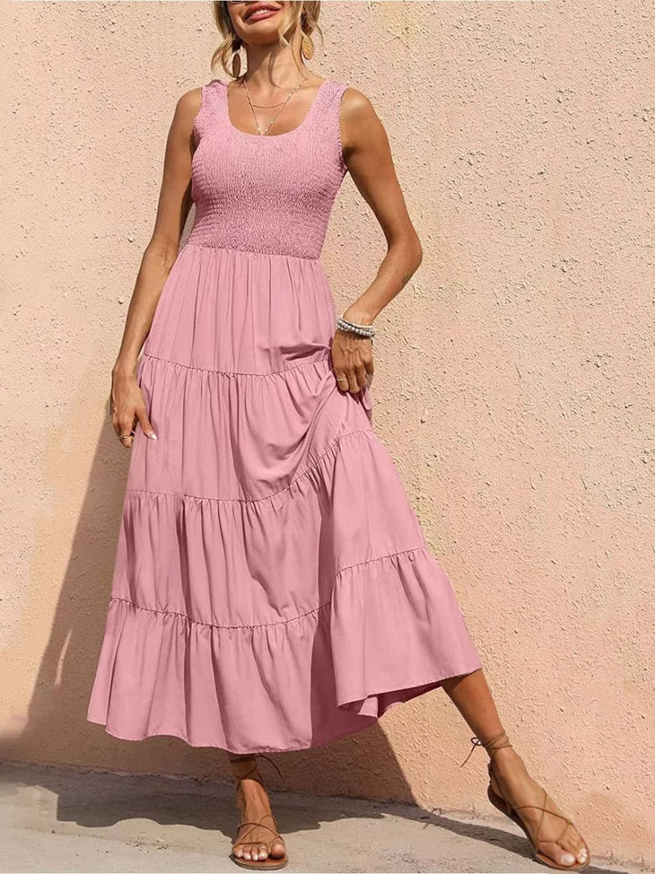 The802Gypsy clothing/dresses Blush Pink / S GYPSY- Wide Strap Dress