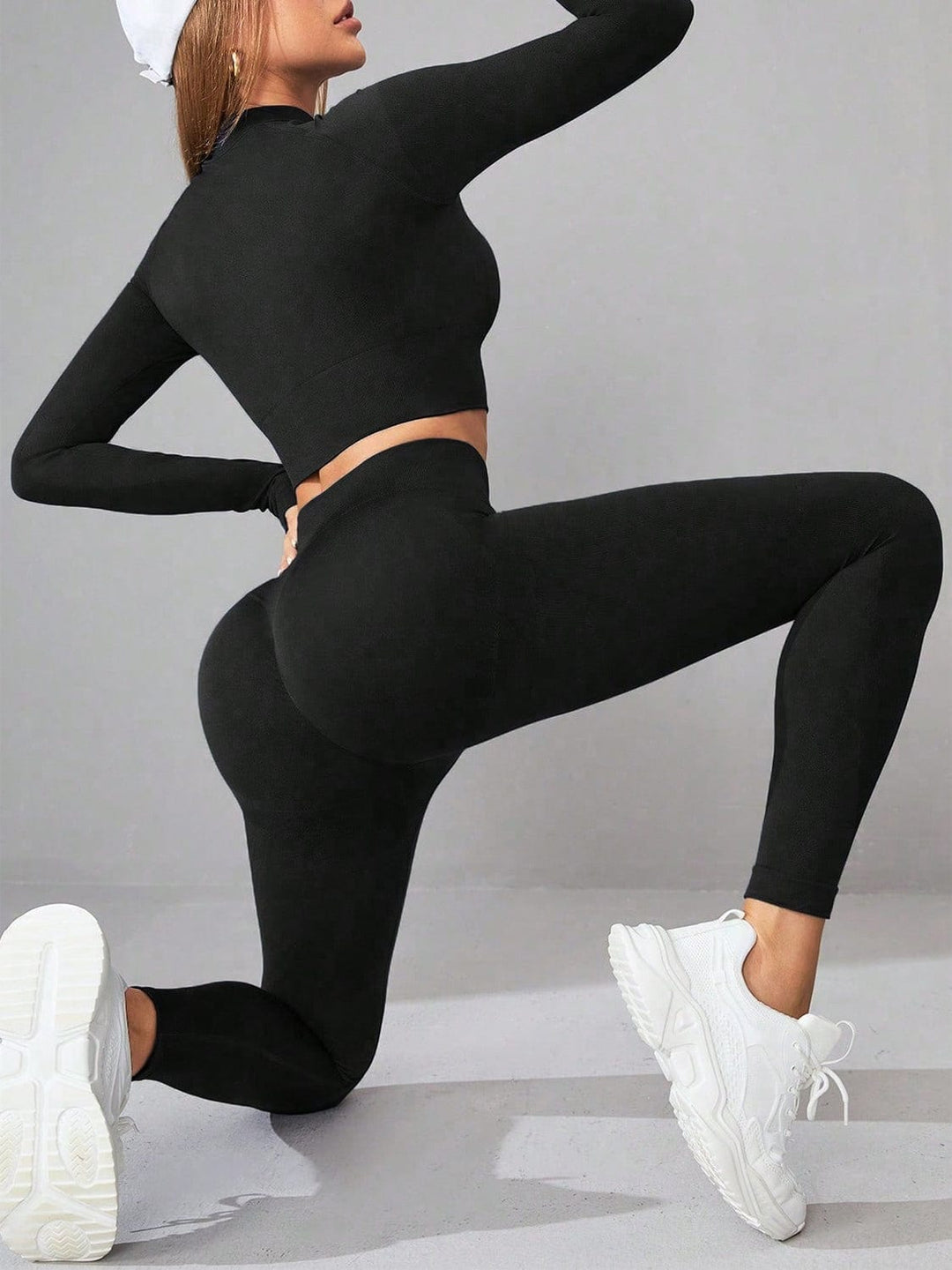 The802Gypsy clothing/outfit sets GYPSY-Mock Neck Long Sleeve Top and Leggings Active Set