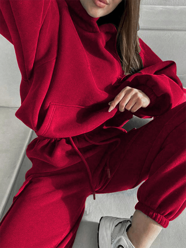 The802Gypsy clothing/outfit sets Red / S GYPSY GIRL-Casual Sweatpants/Sweatshirt Set