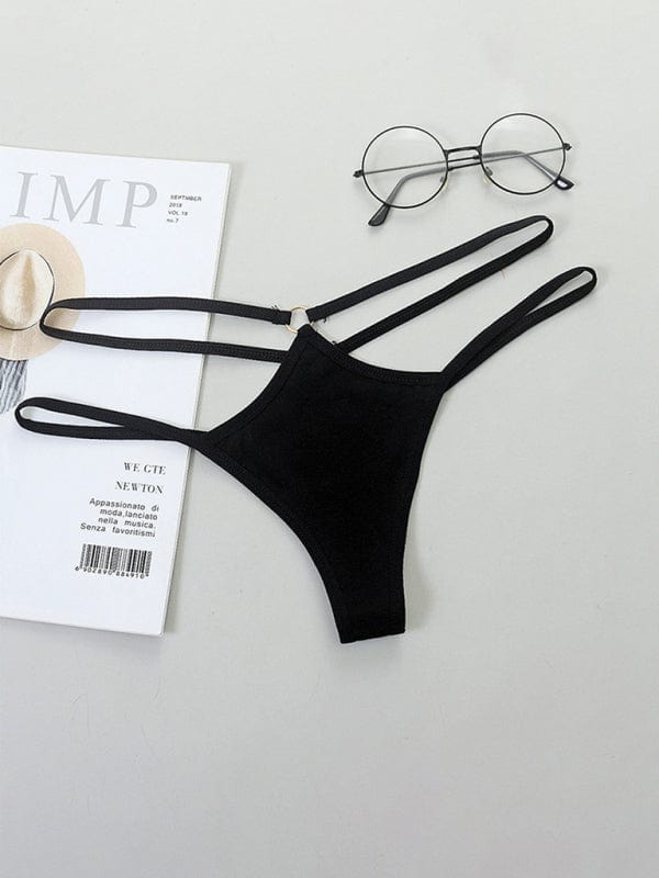 The802Gypsy clothing/underwear & socks Black / M GYPSY GIRL-Bikini Thin Strap Low Waist Panties