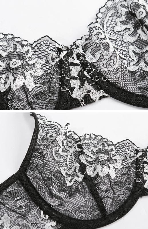 The802Gypsy clothing/underwear & socks GYPSY GIRL-Floral Bra and Panties Set