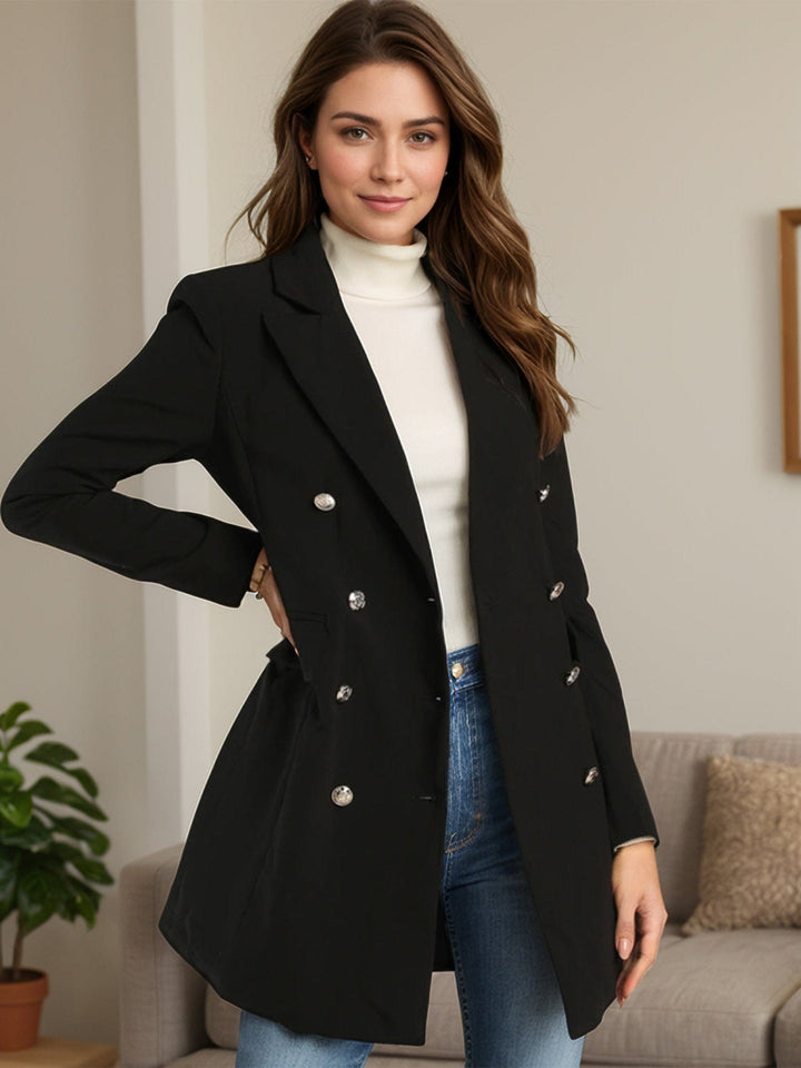 The802Gypsy coats and jackets Black / S GYPSY-Lapel Collar Long Sleeve Blazer