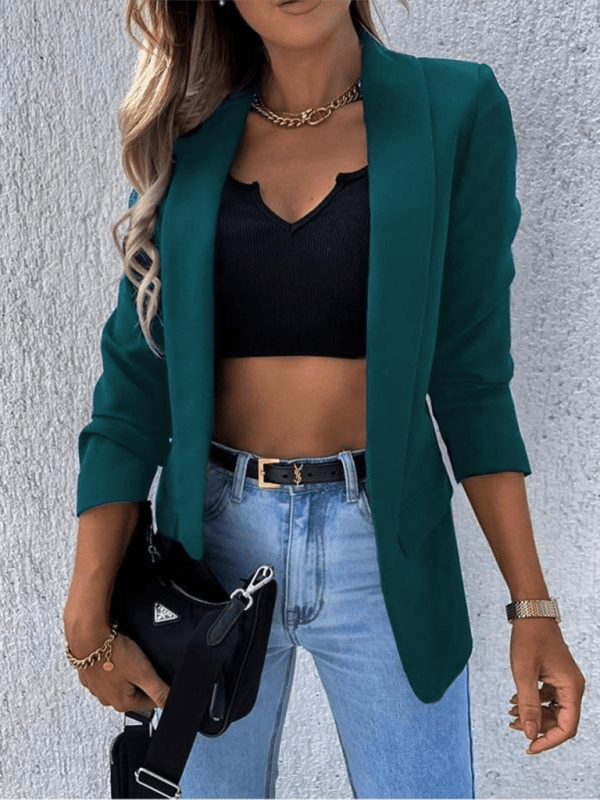 The802Gypsy coats and jackets/blazer Green / S GYPSY GIRL-Slim Fit Long Blazer