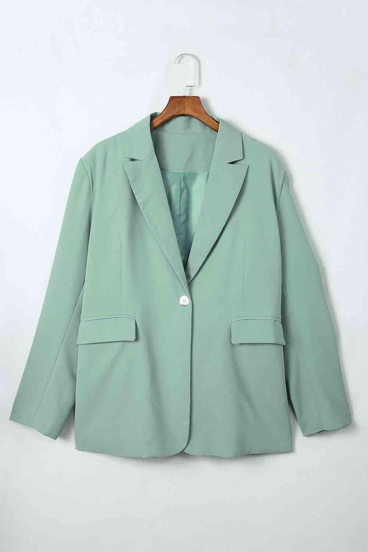 The802Gypsy coats and jackets Gum Leaf / S Gypsy One-Button Flap Pocket Blazer