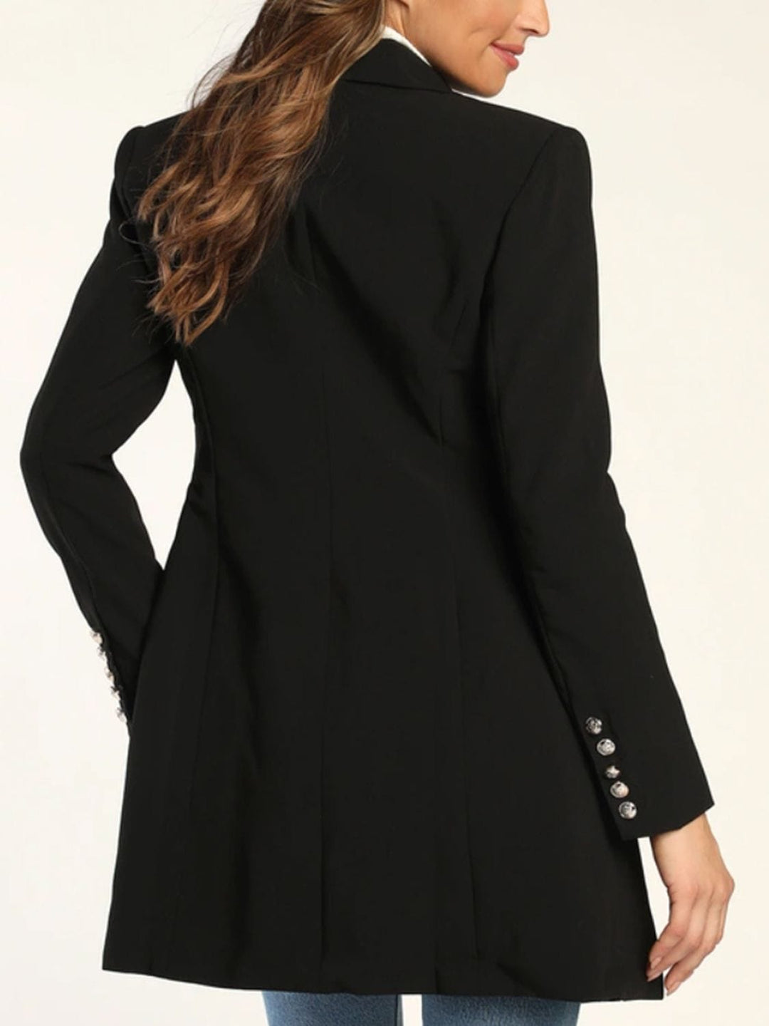 The802Gypsy coats and jackets GYPSY-Lapel Collar Long Sleeve Blazer