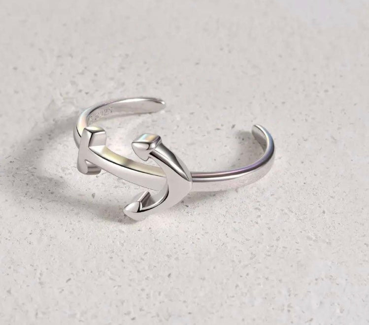 The802Gypsy.com jewelry silver ❤MY GYPSY-Anchor Sterling Silver Toe Ring