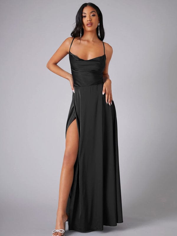 The802Gypsy dress/COCKTAIL DRESS Black / S GYPSY GIRL-Backless Long Dress