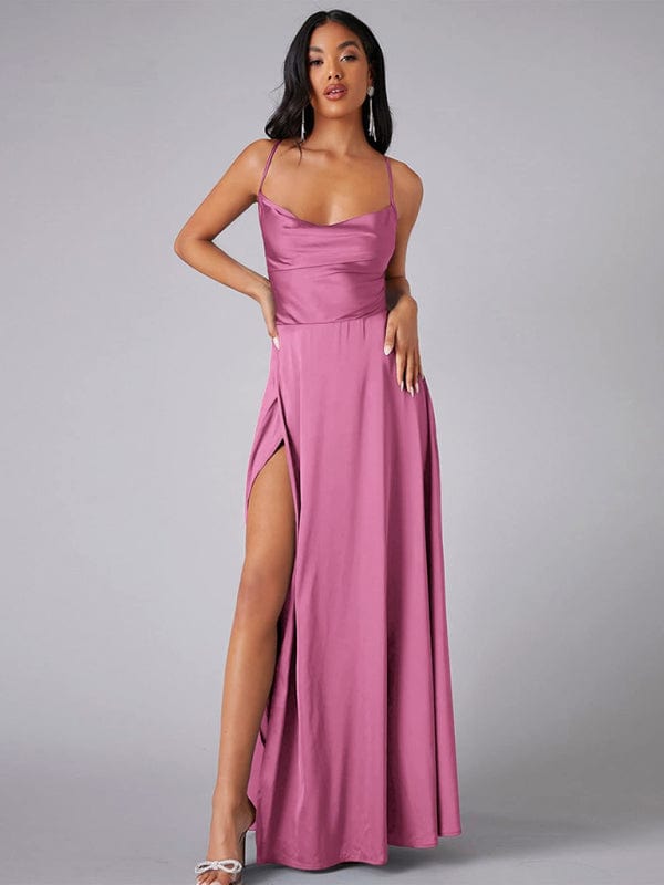 The802Gypsy dress/COCKTAIL DRESS Pink / S GYPSY GIRL-Backless Long Dress