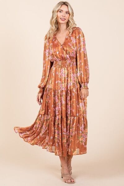 The802Gypsy DRESS GYPSY-Flower Print Midi Dress