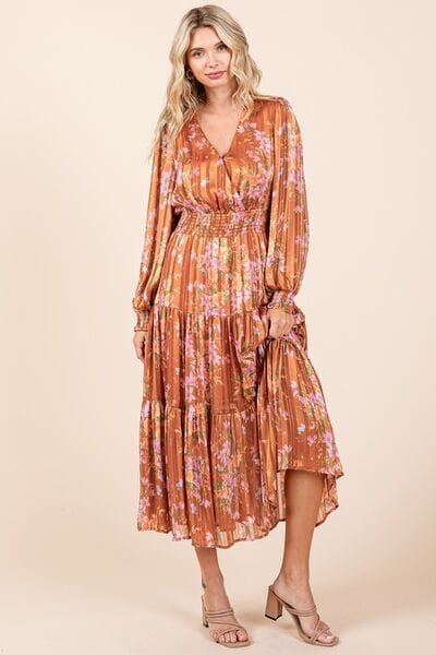 The802Gypsy DRESS GYPSY-Flower Print Midi Dress