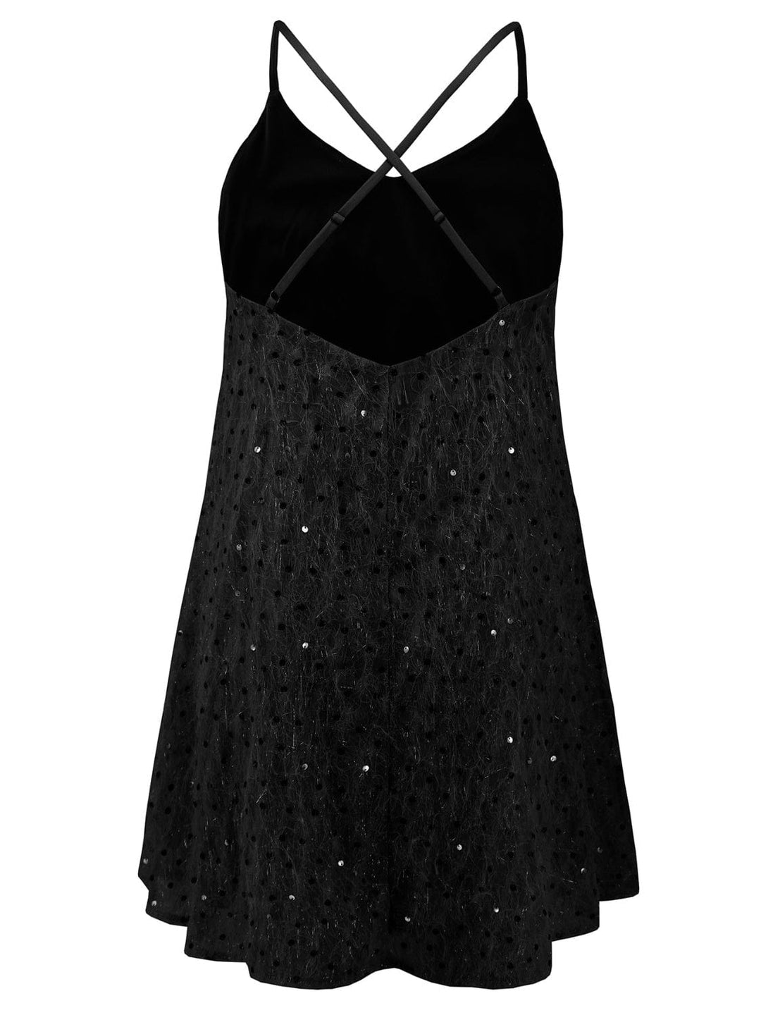 The802Gypsy Dresses GYPSY-Sequin V-Neck Mini Cami Dress