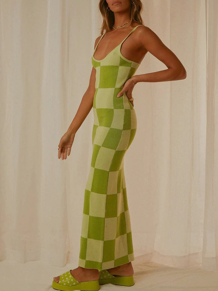 The802Gypsy Dresses GYPSY-Spaghetti Strap Maxi Sweater Dress