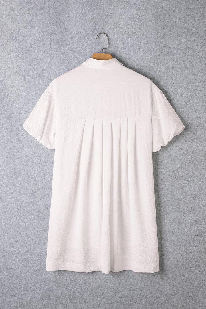 The802Gypsy  Dresses/Mini Dresses TRAVELING GYPSY-Buttoned Shirt Mini Dress