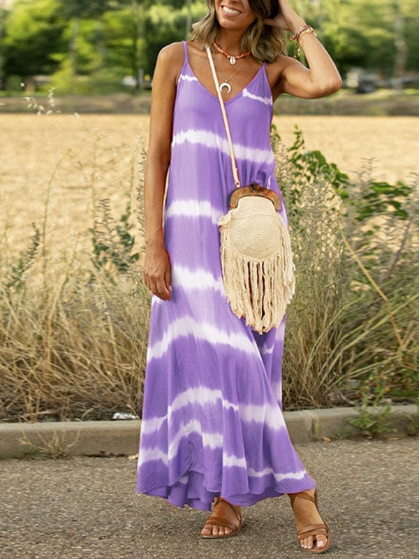 The802Gypsy Dresses Purple / S GYPSY GIRL-swing dress