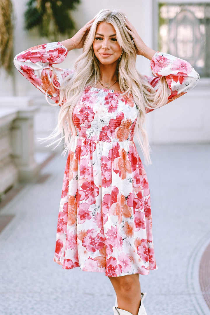The802Gypsy  Dresses TRAVELING GYPSY- Floral Mini Dress