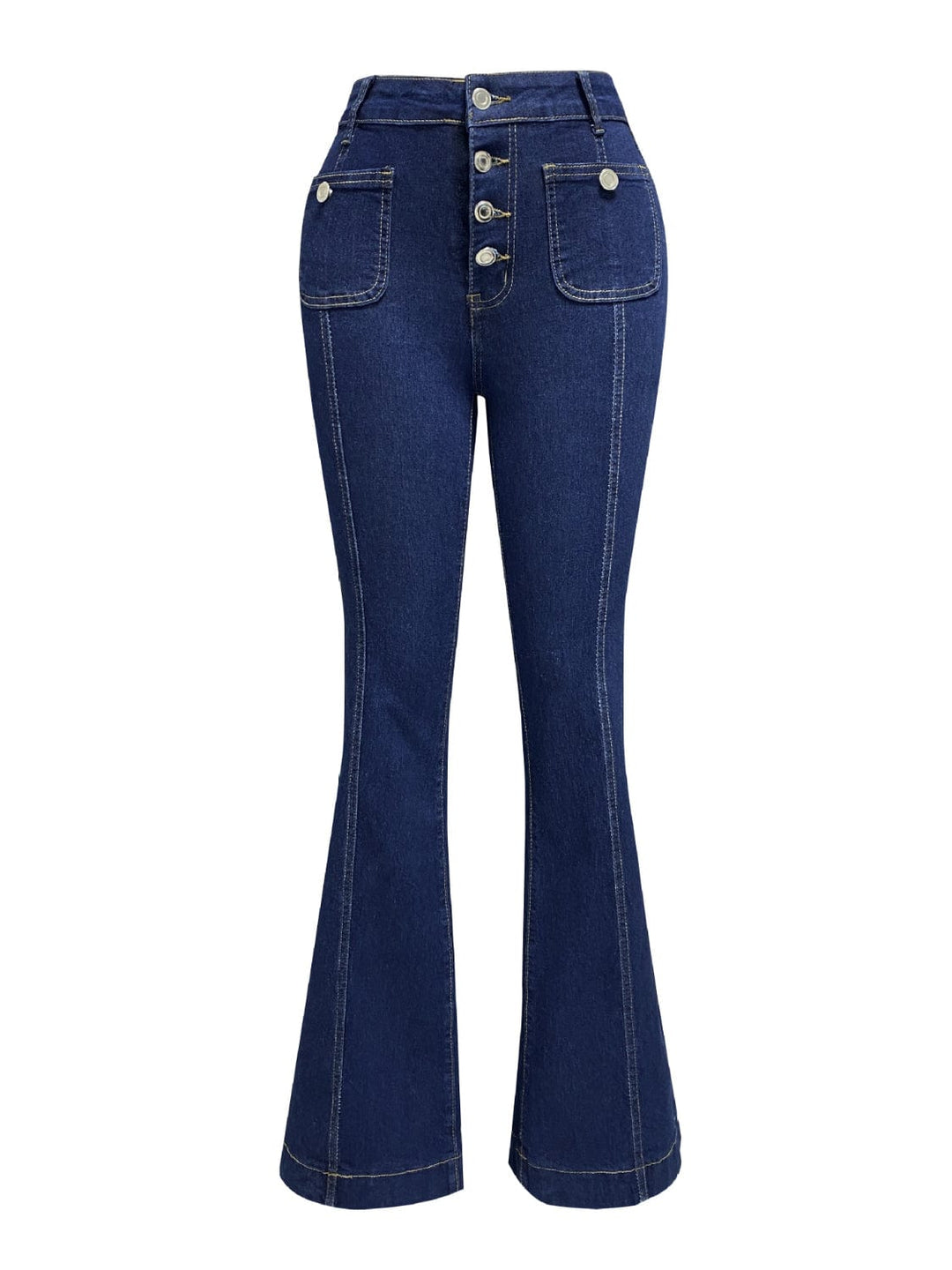 The802Gypsy-GYPSY Bottoms/Jeans GYPSY - Button Fly High Waist Flare Jeans