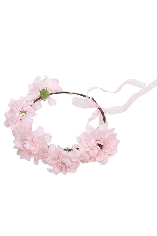 The802Gypsy-GYPSYFOX Accessories/Hair Light Rose / Os ❤️GYPSY FOX - Flower Headband by Bella Chic