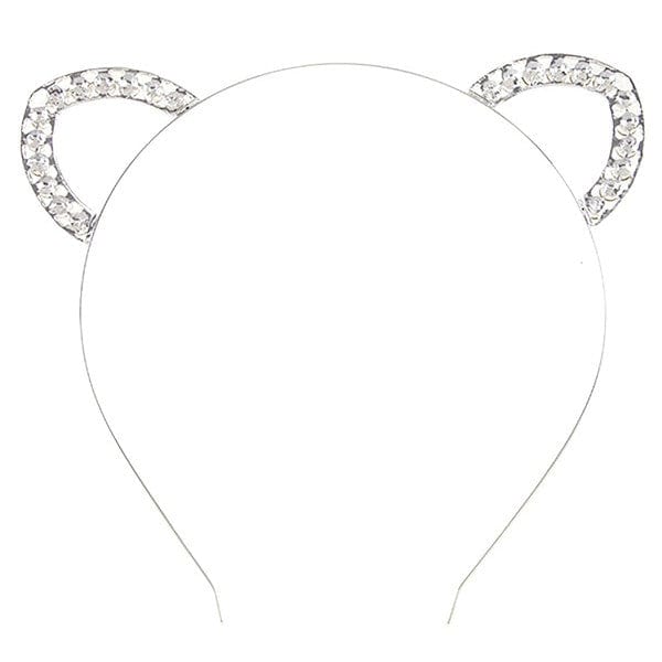 The802Gypsy-GYPSYFOX Accessories/Hair SILVER / Os ❤️GYPSY FOX - Rhinestone Animal Ear Headband