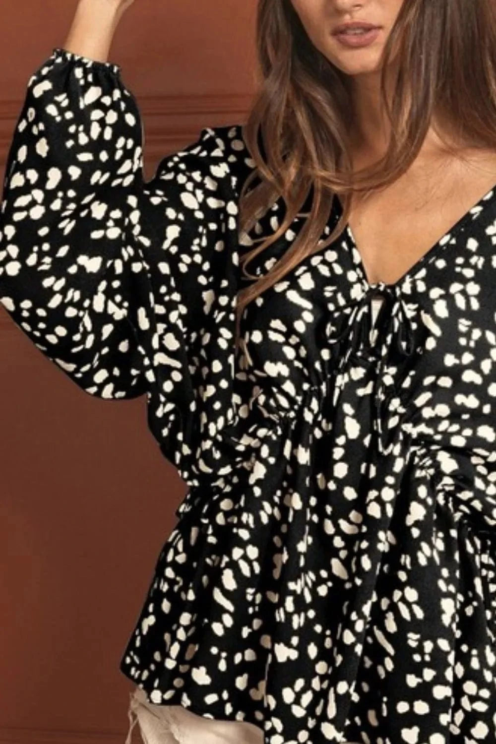 The802Gypsy-GypsyUSA Tops/Blouses & Shirts ❤️GYPSY - Leopard V Neck Blouse