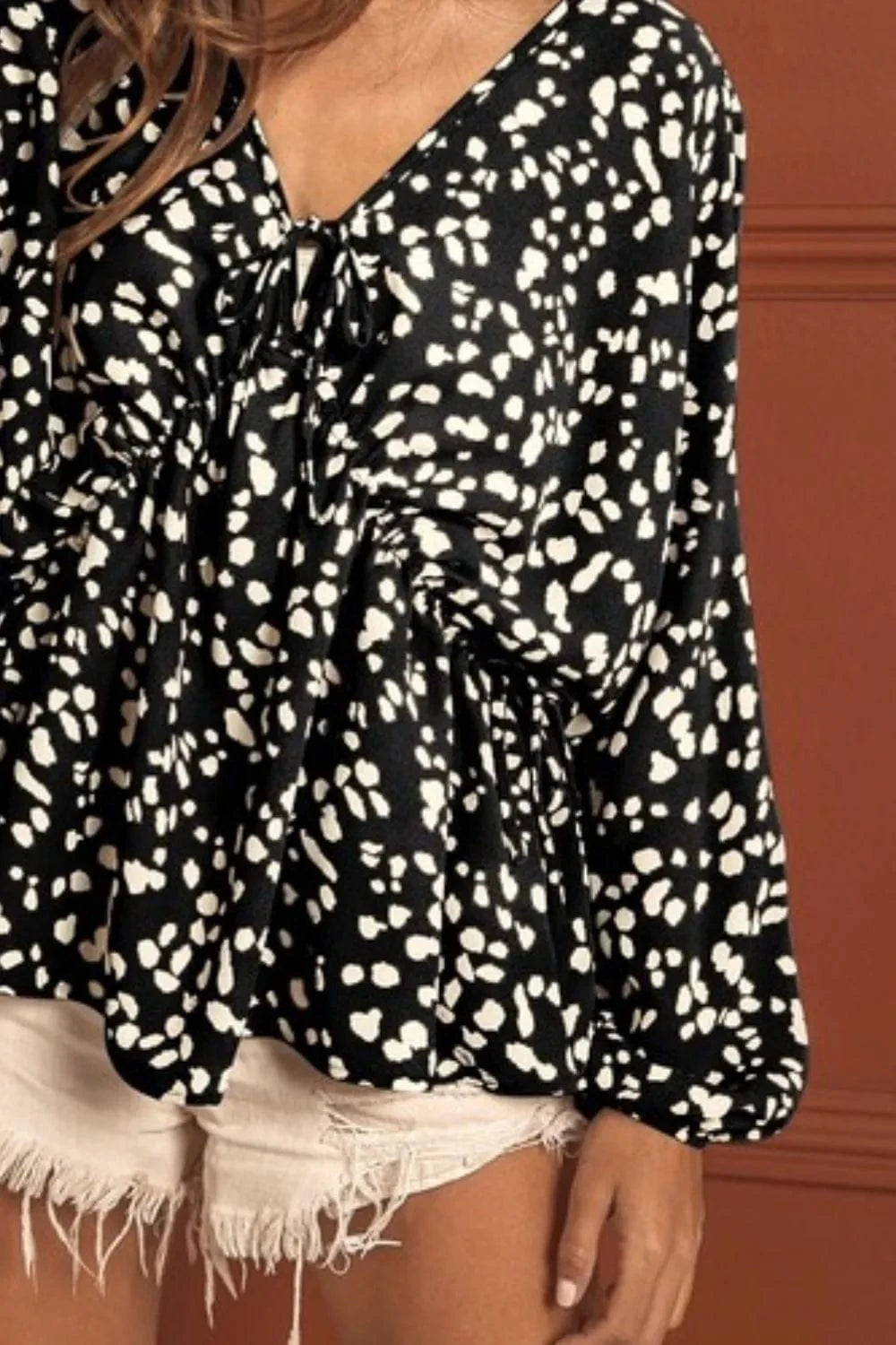 The802Gypsy-GypsyUSA Tops/Blouses & Shirts ❤️GYPSY - Leopard V Neck Blouse